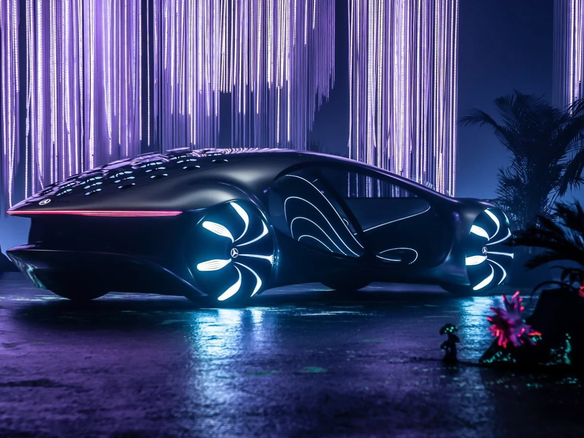 Вигляд з боку Mercedes-Benz-Vision Avtr